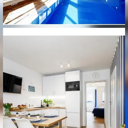 2b Niebieskie Z Basenem Krytym, Odkrytym, Sala Zabaw, Animacjami 公寓 *